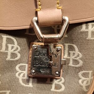 Dooney & Bourke Blush and Taupe Shoulder Bag
